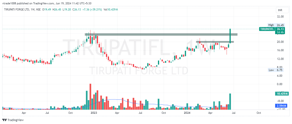 Tirupati Forge Ltd share price target