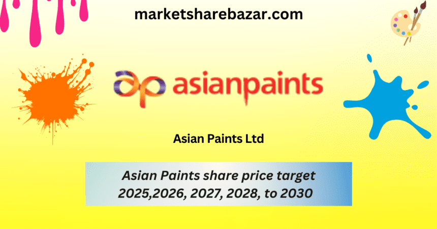 Asian Paints share price target 2025,2026, 2027, 2028, to 2030  